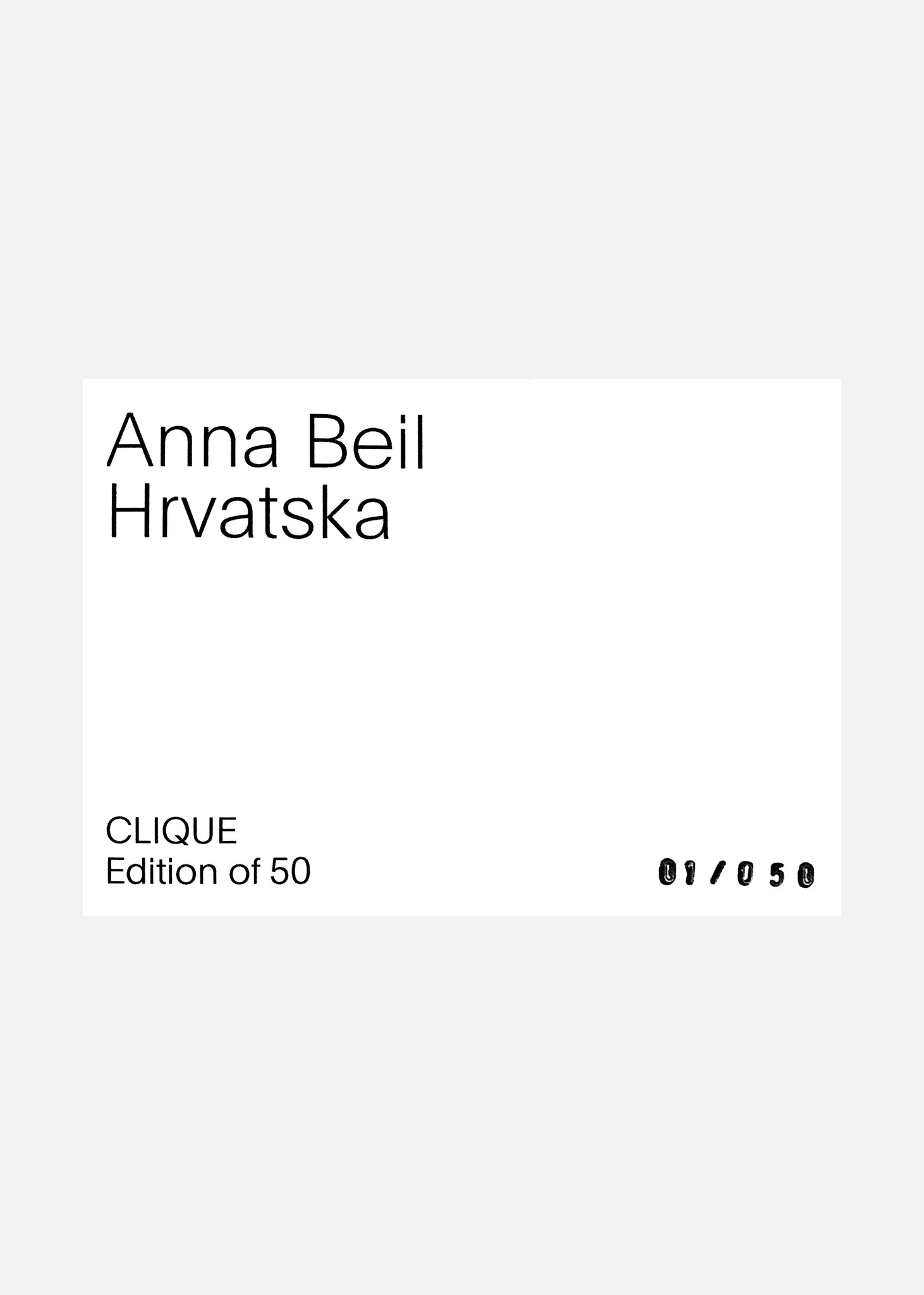 Anna Beil „Hrvatska" Print